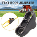 CooBigo 12Pack Ultralight Guyline Tensioners Tent Guyline Cord Rope Adjuster for Outdoor Camping Hiking Tent Tarp Canopy Shelter (Black), FLC554-B