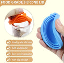 4 PCS Pet Food Can Lids, Silicone Cat Dog Food Can Covers Lids, Universal Size, One fit 3 Standard Size Food Cans, Reusable and Washable Pet Food Covers (light blue, turquoise, pink, yellow)