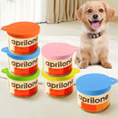 4 PCS Pet Food Can Lids, Silicone Cat Dog Food Can Covers Lids, Universal Size, One fit 3 Standard Size Food Cans, Reusable and Washable Pet Food Covers (light blue, turquoise, pink, yellow)