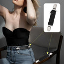 6 Pcs Adjustable Hip Elastic Belt, Elastic Band for Sewing Pant Waist Tightener Pant Belt Clip Women Men Back Cinch for Jeans Pants Dresses