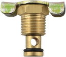 2PCS 1/4 Brass Air Hose Fitting Air Compressor Blowdown Valve NPT Male External Drain Cock Drain Switch With Handle