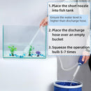 Aquarium Vacuum Siphon, Fish Tank Water Changer, Gravel Cleaner, Hand Pump
