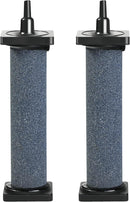 Aquarium 5 inch Air Stone Cylindrical 2 Pack, Large Airstone, Aerator Bubble Differ, Air Pump Accessories for Aquariums, Hydroponic, Ponds and Fish Tanks