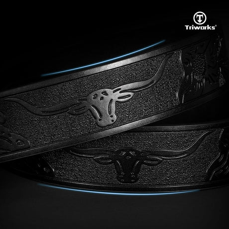 Western Belts for Men without Buckle Cowboy Cowgirl Leather Mens Belts for Jeans