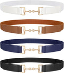 Belts for Women Adjtable Skinny Elastic Belt for Dresses