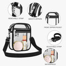 Clear Purse Stadium Transparent Messenger Bag Stadium Approved for Men and Women Clear CrossBody Bag