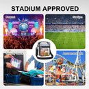 Clear Bag for Stadium Events Clear Messenger Bag for Men and Women