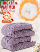 Slipper Fuzzy Socks for Women Fluffy Cozy Cabin Winter Warm Soft Fleece Comfy Thick Socks with Grips