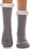 Women Slipper Fuzzy Socks Fluffy Cozy Cabin Warm Winter Soft Thick Comfy Fleece Non Slip Home Socks
