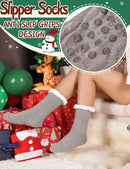 Women Slipper Fuzzy Socks Fluffy Cozy Cabin Warm Winter Soft Thick Comfy Fleece Non Slip Home Socks