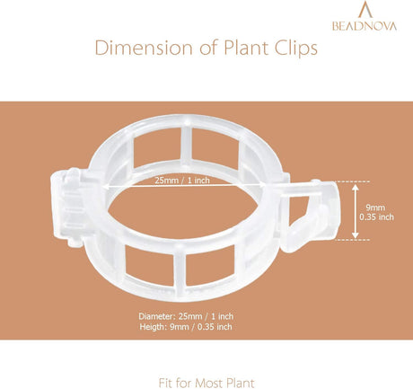 150Pcs Tomato Clips Plant Clips Garden Clips Vine Clips Tomato Trellis Clips for Tomato Vine Vegetable (150PCS)
