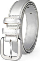 Leather Belts for Women Fashion Wasit Ladies Belt for Jeans Pants Dresses with Pin Buckle