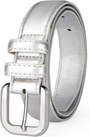 Leather Belts for Women Fashion Wasit Ladies Belt for Jeans Pants Dresses with Pin Buckle