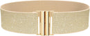 Wide Elastic Stretchy Belts for Women, Trimmer Stretch Waistband Retro Waist Belt for Dresses