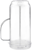 QT Tall 22oz Replacement Part Cup Mug with handle compatible with 250w Magic Bullet On-The-Go Mug