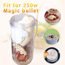QT Tall 22oz Replacement Part Cup Mug with handle compatible with 250w Magic Bullet On-The-Go Mug