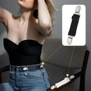 6 Pcs Adjustable Hip Elastic Belt, Elastic Band for Sewing Pant Waist Tightener Pant Elastic Belt Clip Women Men Back Cinch for Jeans Pants Dresses