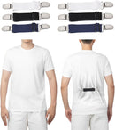 6 Pcs Adjustable Hip Elastic Belt, Elastic Band for Sewing Pant Waist Tightener Pant Elastic Belt Clip Women Men Back Cinch for Jeans Pants Dresses