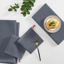 Homaxy 100% Cotton Kitchen Towels and Dishcloths Set(12 x 12 Inches and 13 x 28 Inches, 8 Pack, Dark Grey), Kitchen Towels and Dishcloths Set (16 x 25 and 12 x 12 Inches,8 Pack, Blue/Yellow/Red/Green)
