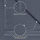 Homaxy 100% Cotton Kitchen Towels and Dishcloths Set, 12 x 12 Inches and 13 x 28 Inches, Set of 8 Bulk Kitchen Towels Set and Terry Kitchen Towels(15" x 25", 6 Pack, Dark Grey)