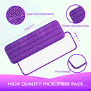 Reusable Power Mop Refills Pads Compatible with Swiffer PowerMop Mop - Power Mop Pads Refill - Washable Microfiber Pads for Multi-Surface Floor Cleaning, 4 Pack+3 Pack
