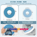 Waterproof Extra Wide Cast Covers for Shower Leg, Extra Large Foot Cast Protector with Non-Slip Bottom, Reable Leg Cast Cover for Pl Size Adults Large Casts Surgery Shower Boots