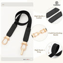 4 Pack Women Skinny Elastic Belts Gold Buckle Thin Stretchy Waist Belts for Dresses