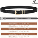 3 Pack Women Belts For Jeans Pants Dresses Ladies Leather Waist Belts