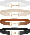 Belts for Women Adjtable Skinny Elastic Belt for Dresses