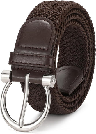 Golf Belts for Men, Nylon Web Braided Stretch Belt, 1.38