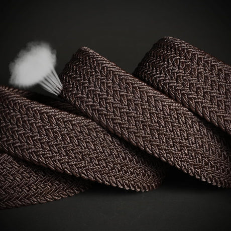 Golf Belts for Men, Nylon Web Braided Stretch Belt, 1.38