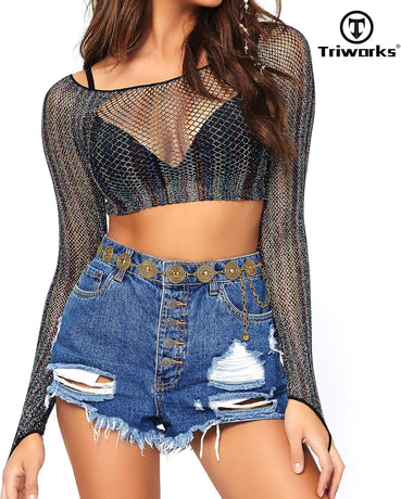 Metal Concho Belt for Women Western Cowgirl Waist Chain Belts for Dresses Jeans Country Concert Outfit Belt