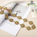 Metal Concho Belt for Women Western Cowgirl Waist Chain Belts for Dresses Jeans Country Concert Outfit Belt