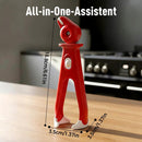 3 Pcs Hot Plate Grippers, Upgraded Bowl Gripper for Kitchen, Multi-Purpose Non-Slip Gripper Tongs for Microwave, Oven, Air Fryer, Steamer, Pots & Bowls (Red)