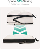 Compression Packing Cubes, 6 Set/4 Set/2 Set Travel Packing Cubes for Carry on Suitcases, Compression Suitcase Organizers Bag Set & Travel Cubes for Luggage, Lightweight Packing Organizers