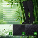 Bamboo Viscose Graduated Compression Socks for Women&Men - Chioned Knee-High 20-30 mmHg Support Socks