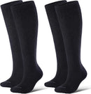 Thick Merino Wool Compression Socks for Women and Men 20-30mmHg Knee High Support Socks for Flying Nurses Pregnancy
