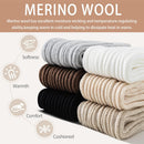 Merino Wool Slouch Socks for Women Soft Knee High Scrunch Warm Cozy Stacked Boot Socks 3 Pack