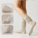 Merino Wool Slouch Socks for Women Soft Knee High Scrunch Warm Cozy Stacked Boot Socks 3 Pack