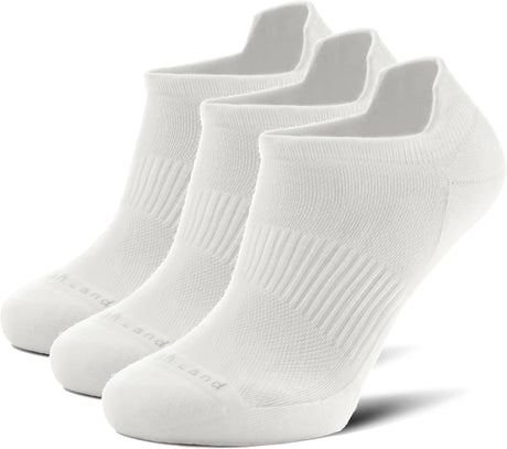 Toughland Merino Wool Socks for Men & Women – 80% Merino Wool, No Show, Lightweight, Chioned for Running, Hiking