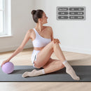 Pilates Grippy Socks for Women Striped Crew Cotton Chioned Non-Slip Yoga Barre Workout Socks 4 Pairs
