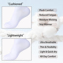 Womens Striped Socks Cotton Athletic Running Chioned Calf Socks Casual School Style 3 Pairs