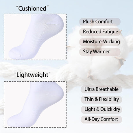 Womens Striped Socks Cotton Athletic Running Chioned Calf Socks Casual School Style 3 Pairs