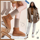 Merino Wool Socks for Women Hiking Thermal Warm Winter Thick Boot Cozy Crew Comfy Work Socks for Ladies 5 Pairs