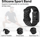 Whoop 5.0 Compatible Silicone Strap – Adjtable Sport-Inspired Band, Breathable & Lightweight Replacement Wristband for Men & Women