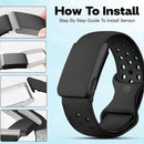 Whoop 5.0 Compatible Silicone Strap – Adjtable Sport-Inspired Band, Breathable & Lightweight Replacement Wristband for Men & Women