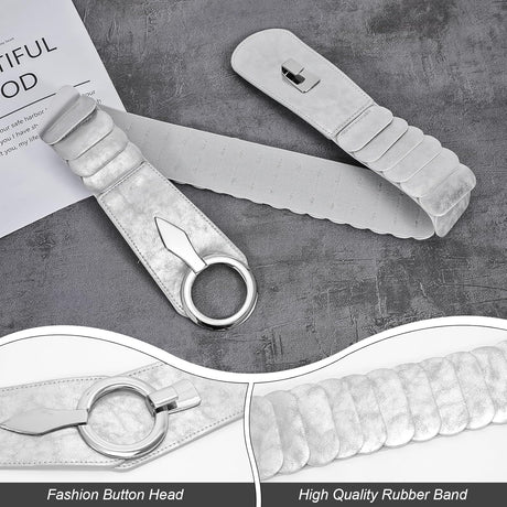 Corset Belt Bundel With Silver Belt for Cosplay