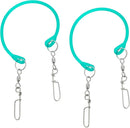 2 Pcs Blue Fishing downrigger Weight Snubber Trolling Snubber with downrigger Release Clips for Inshore Fishing, Deflector Weights, and Kite Trolling