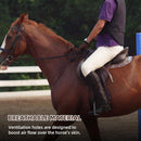 Non Slip Gel Saddle Pad for Horse TPE Half Pad for Back Breathable Provide Ample Cushioning for Injury Prevention and Pressure Relief for Western Horse Under Saddle Dressage Jumping Training
