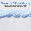 60-Pack Microfiber Cleaning Cloths for Glasses, 6x7 Inch Premium Lens Cleaning Cloth for Screens, Cameras, Eyeglasses, Cell Phone, LCD TV Screens，Black，Grey and Light Blue